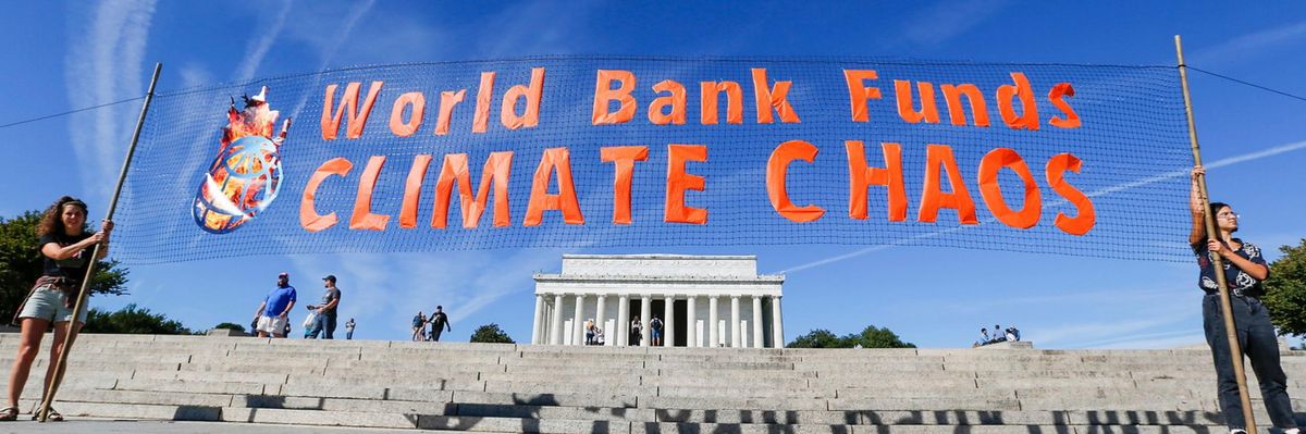 Glasgow Actions Team World Bank protest