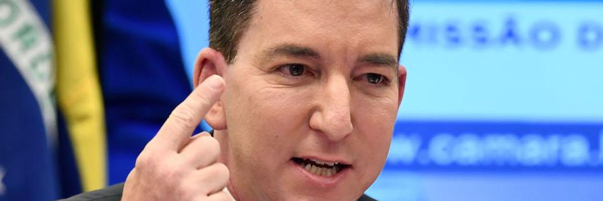 'A Brutal Violation of Press Freedom': Glenn Greenwald Targeted With Investigation by Brazilian Government After Reporting on Corruption