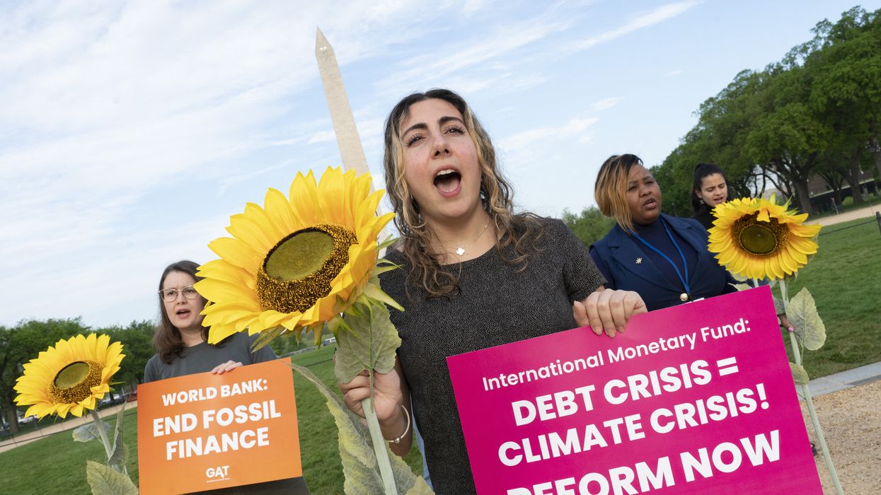 Global activists demonstrate