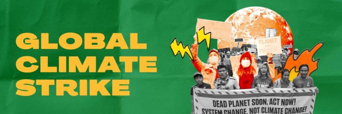 Global climate strike image from Fridays for Future