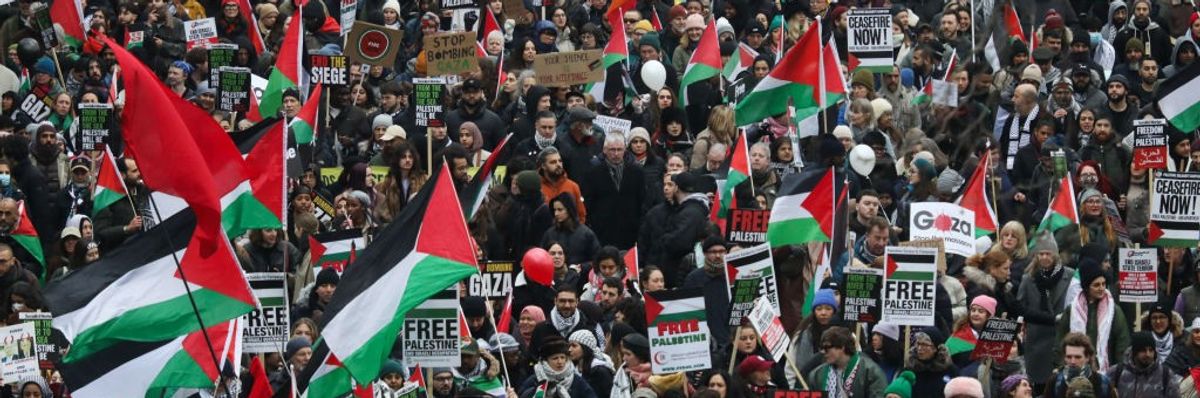 Global Day Of Action For Palestine In London