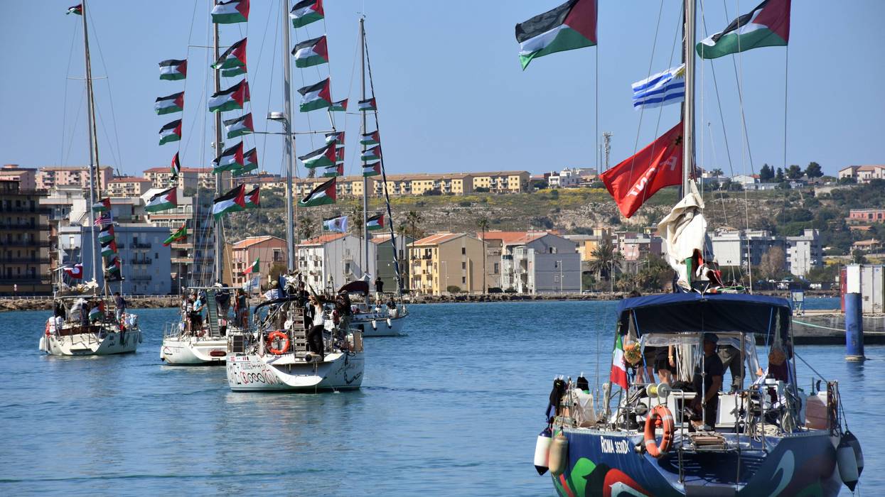 Global Sumud Flotilla vessels set sail from Sicily