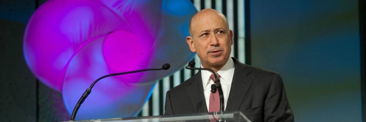 Goldman Sachs Chief Threatened by 'Dangerous' Criticism from Sanders