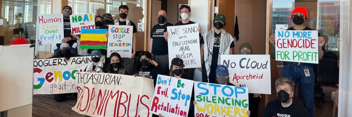 Google employees protest