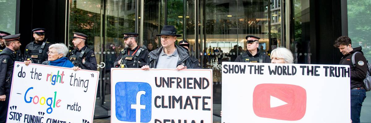 Google YouTube climate denial