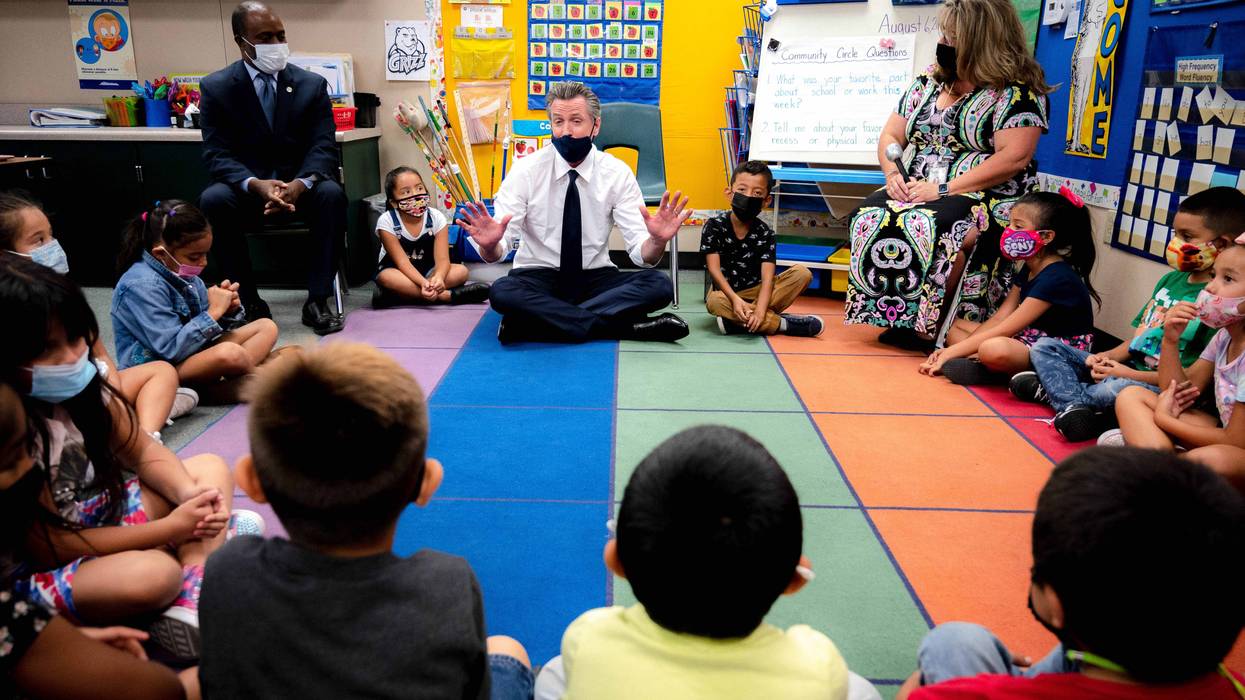 Gov. Gavin Newsom in San Bernardino to Tout School Reopenings, Investment