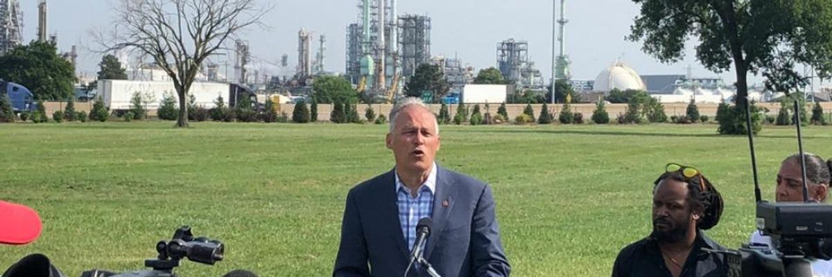 Slamming Use of Poor Communities as 'Dumping Grounds' by Corporate Polluters, Jay Inslee Unveils Plan to Hold Fossil Fuel Giants Accountable