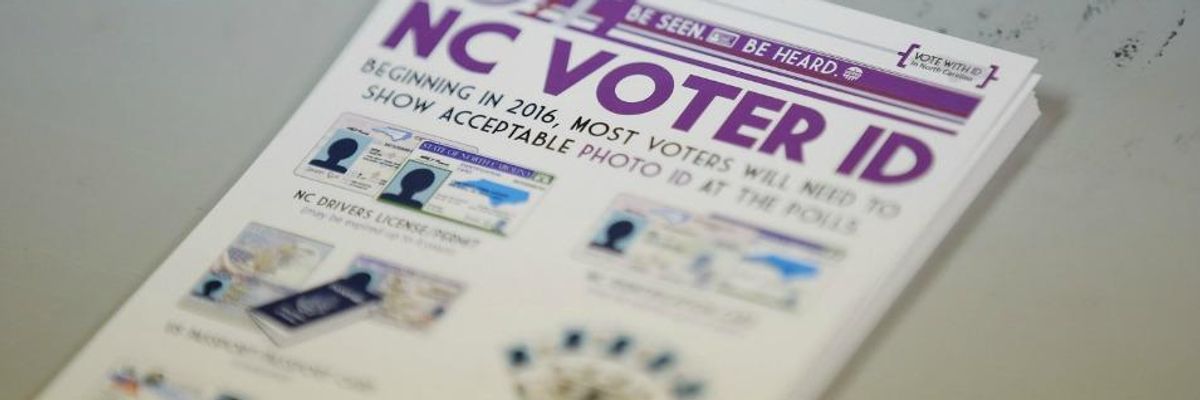 Court Rules NC Voter ID Law 'Intentionally Discriminatory'