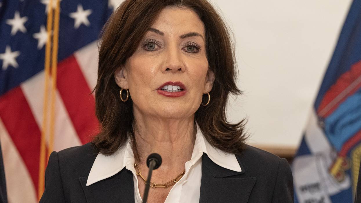 Governor Kathy Hochul speaks