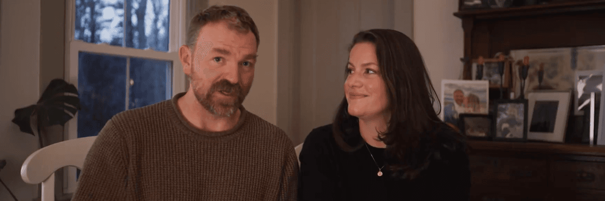 Graham Platner and wife Amy