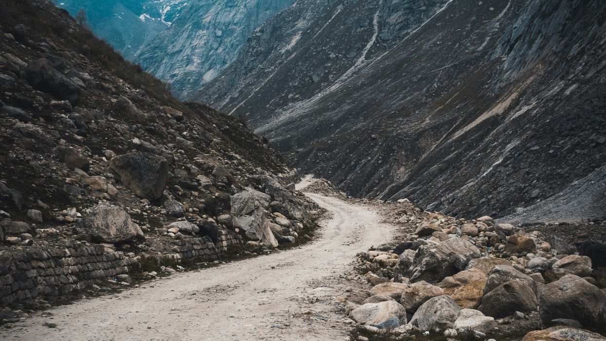 Gravel pathway.