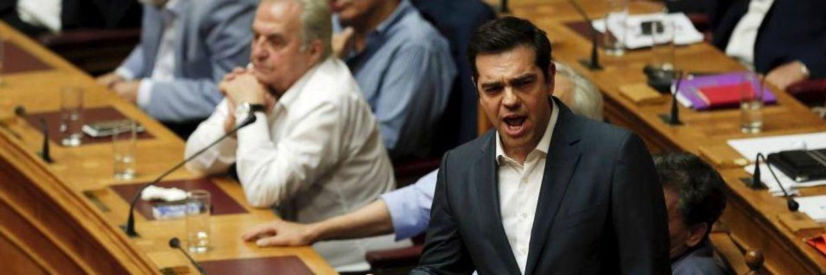 Advancing Bailout, Greece Approves 'Terms of Surrender' to Austerity