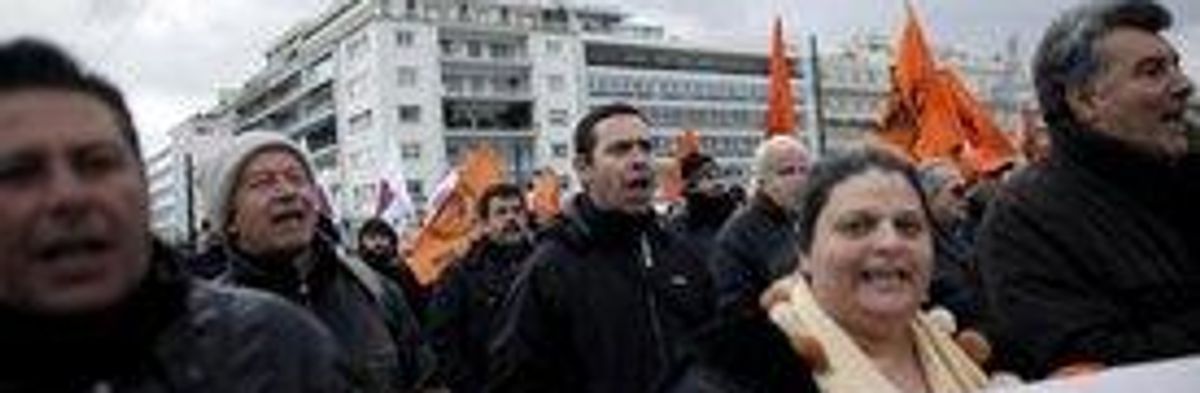 Greek Unions Protest "Barbaric" Austerity Cuts, Vow "There Will Be Social Uprising"