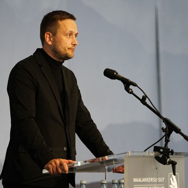 Greenland' s head of government, Jens-Frederik Nielsen