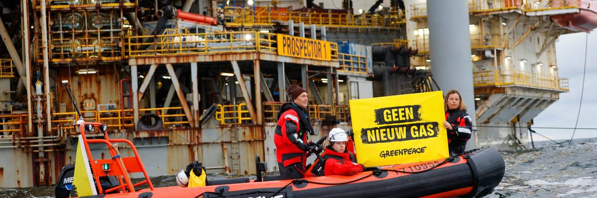 'Victory': Gas Drilling Project Paused After Greenpeace Occupies Platform in North Sea