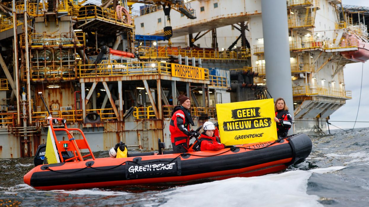 'Victory': Gas Drilling Project Paused After Greenpeace Occupies Platform in North Sea