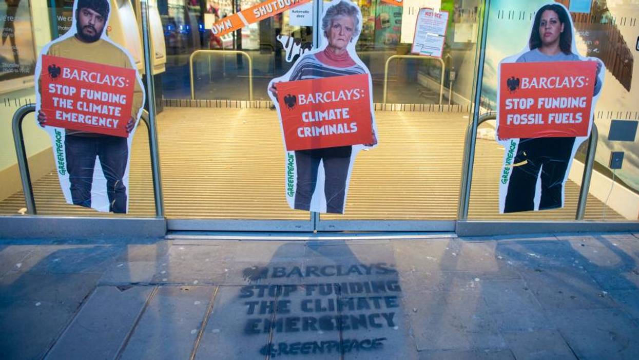 Activists Urging Barclays to 'Stop Funding the Climate Emergency' Shut Down Nearly 100 Branches Across UK