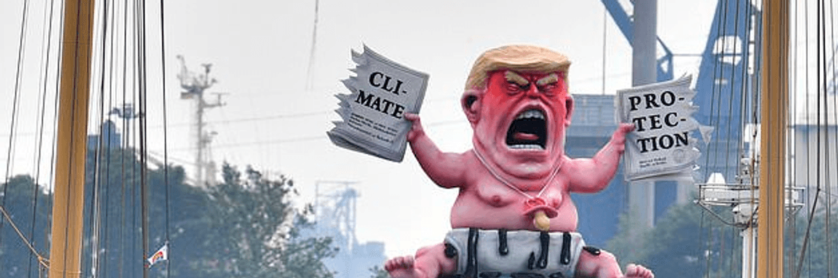 Trump on "Direct Collision Course" With G20 Over Climate