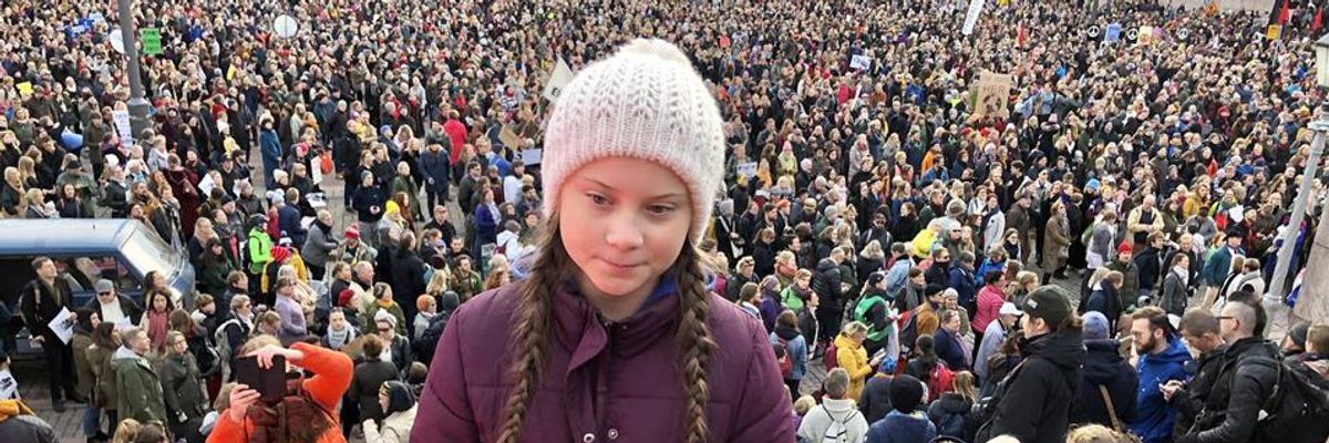 Teen Climate Activist to Crowd of Thousands: 'We Can't Save the World by Playing by the Rules Because the Rules Have to Change'