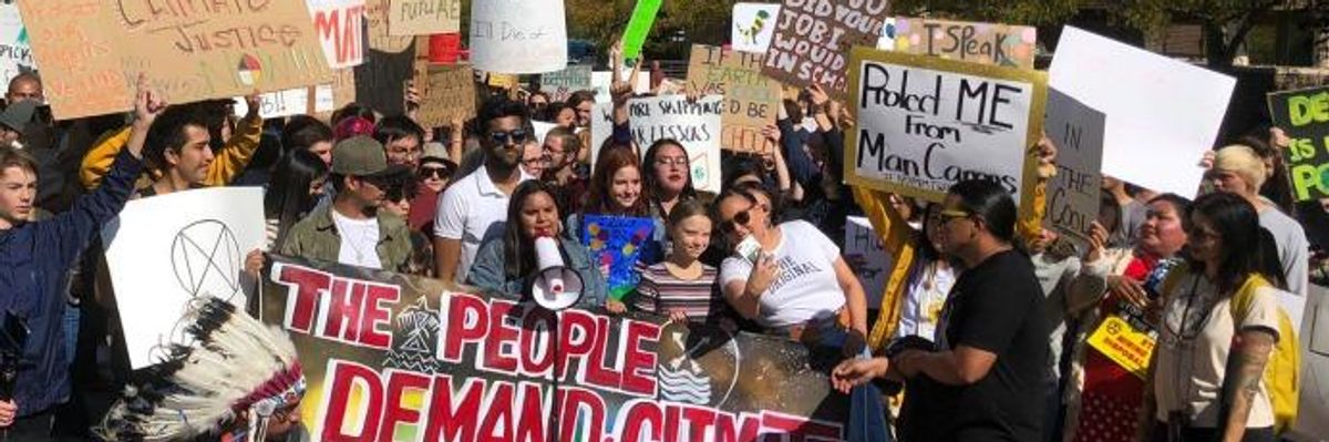 En Route to Standing Rock, Greta Thunberg Holds Up 'Struggles of All Indigenous Peoples in Protecting Their Land, Water, and Traditions'