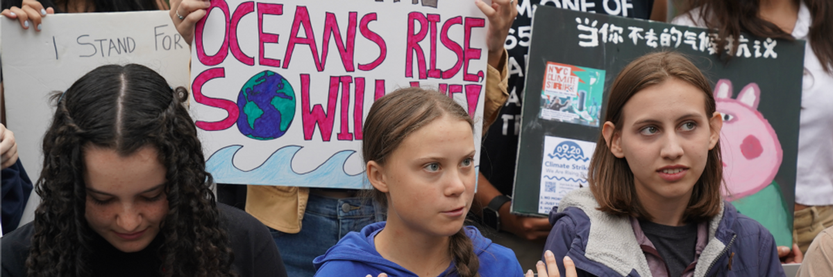 To Critics Who Say Climate Action Is 'Too Expensive,' Greta Thunberg Responds: 'If We Can Save the Banks, We Can Save the World'