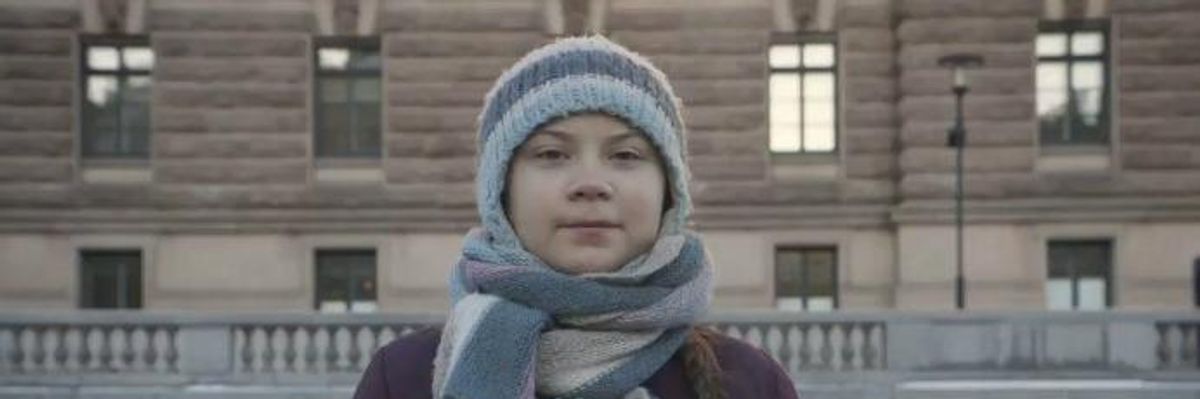 Greta Thunberg's Demand to Davos Elite: Act Urgently on Climate for 'Sake of This Beautiful Living Planet"
