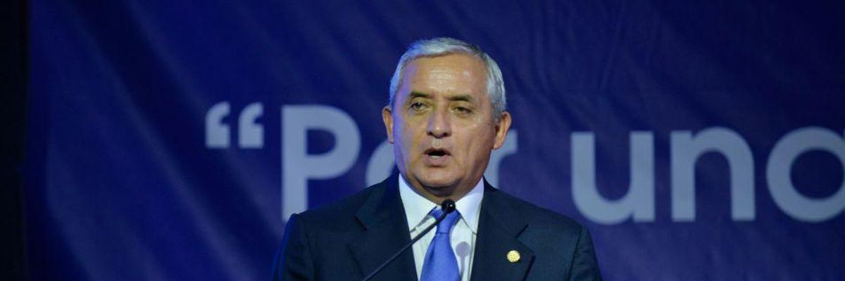 Cheers Erupt As Guatemala Paves Way to Arrest School of the Americas-Trained President Perez Molina