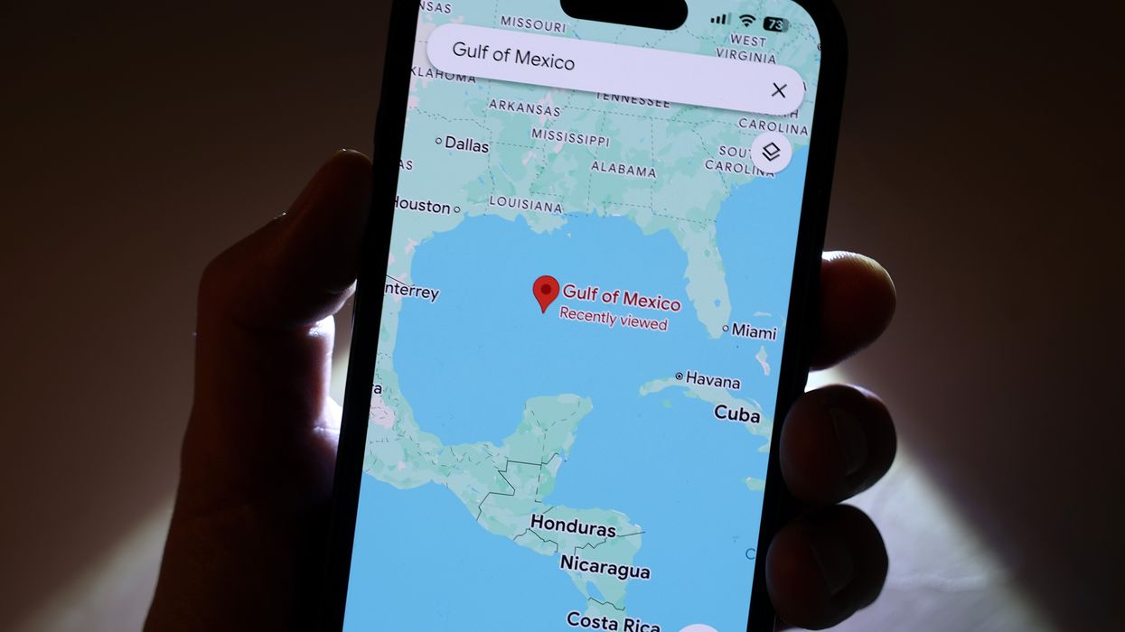 Gulf of Mexico on Google Maps.