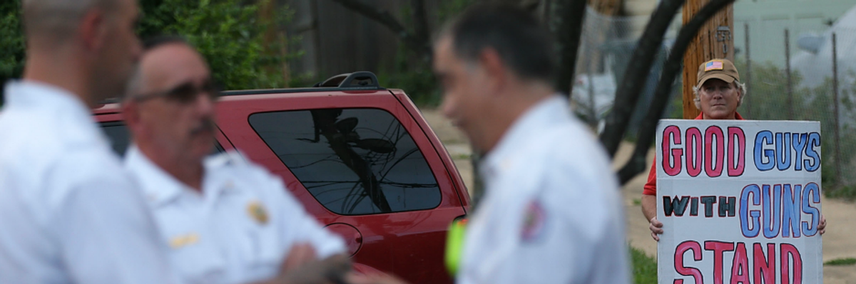 As Nation Mourns Newsroom Massacre, "Toxic Masculinity" Mixed With Guns Once More Lamented