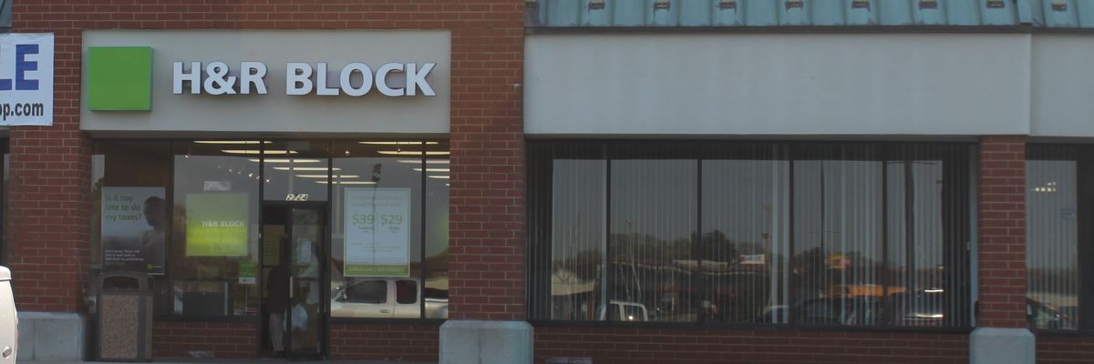 H & R Block office.