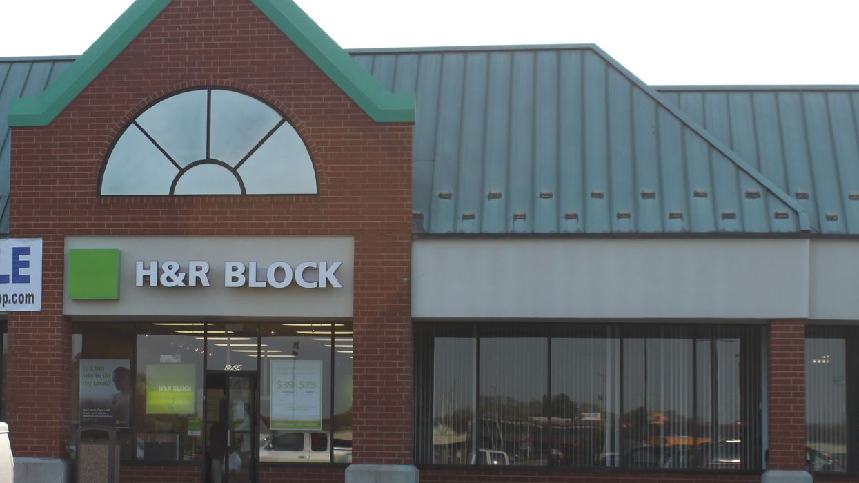 H & R Block office.