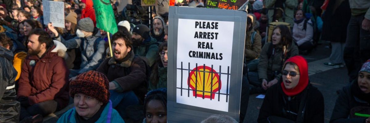Hague climate protest