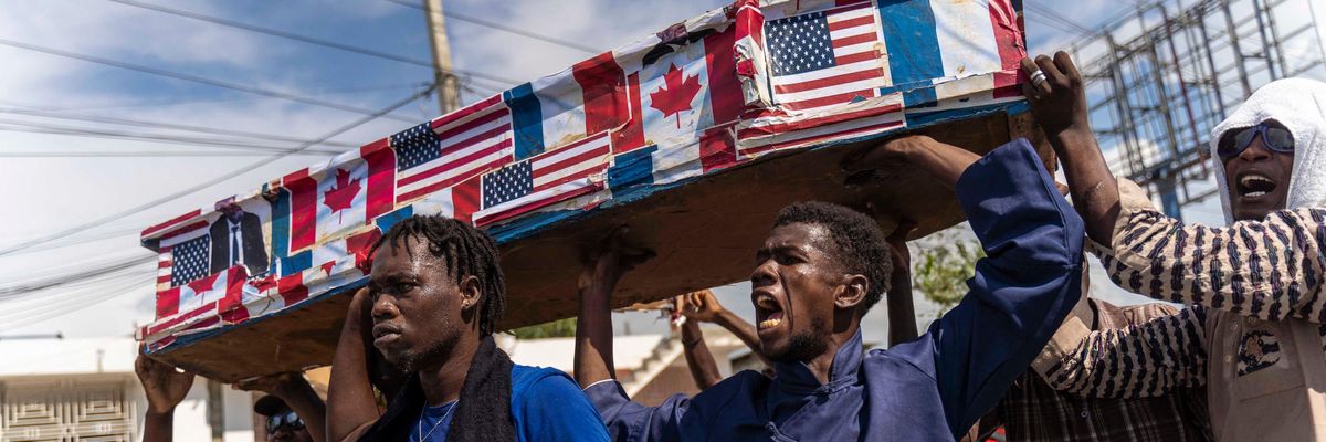 Haiti protest