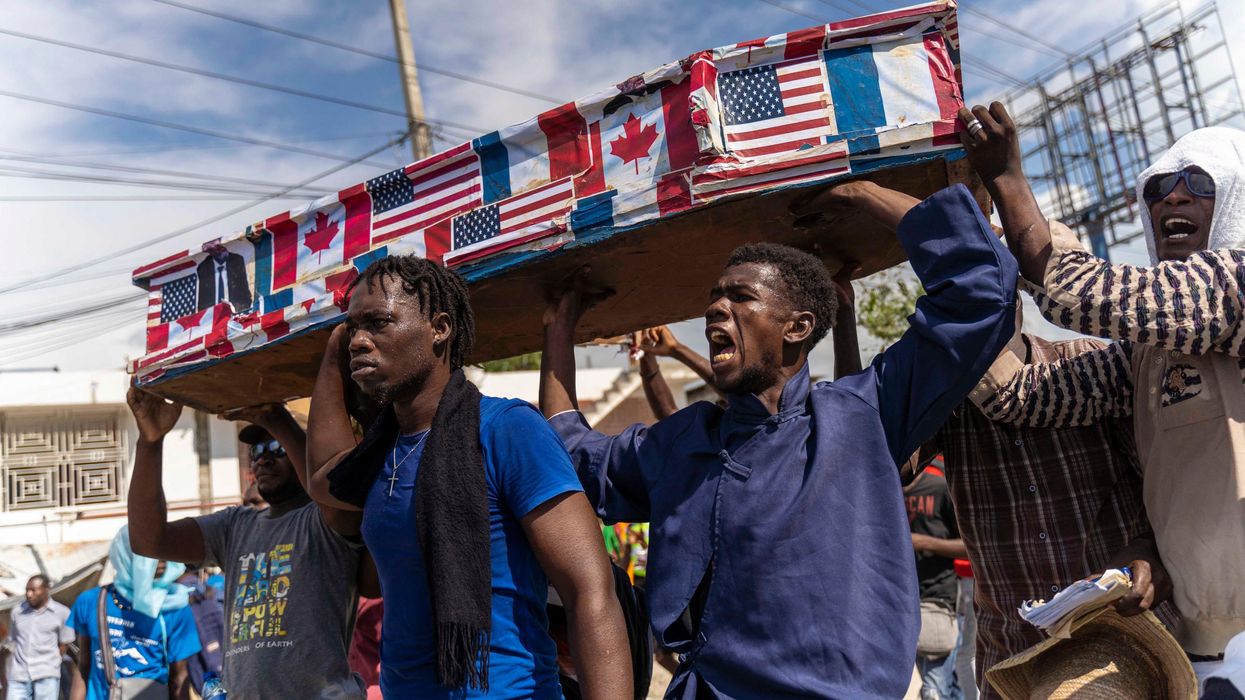 Haiti protest