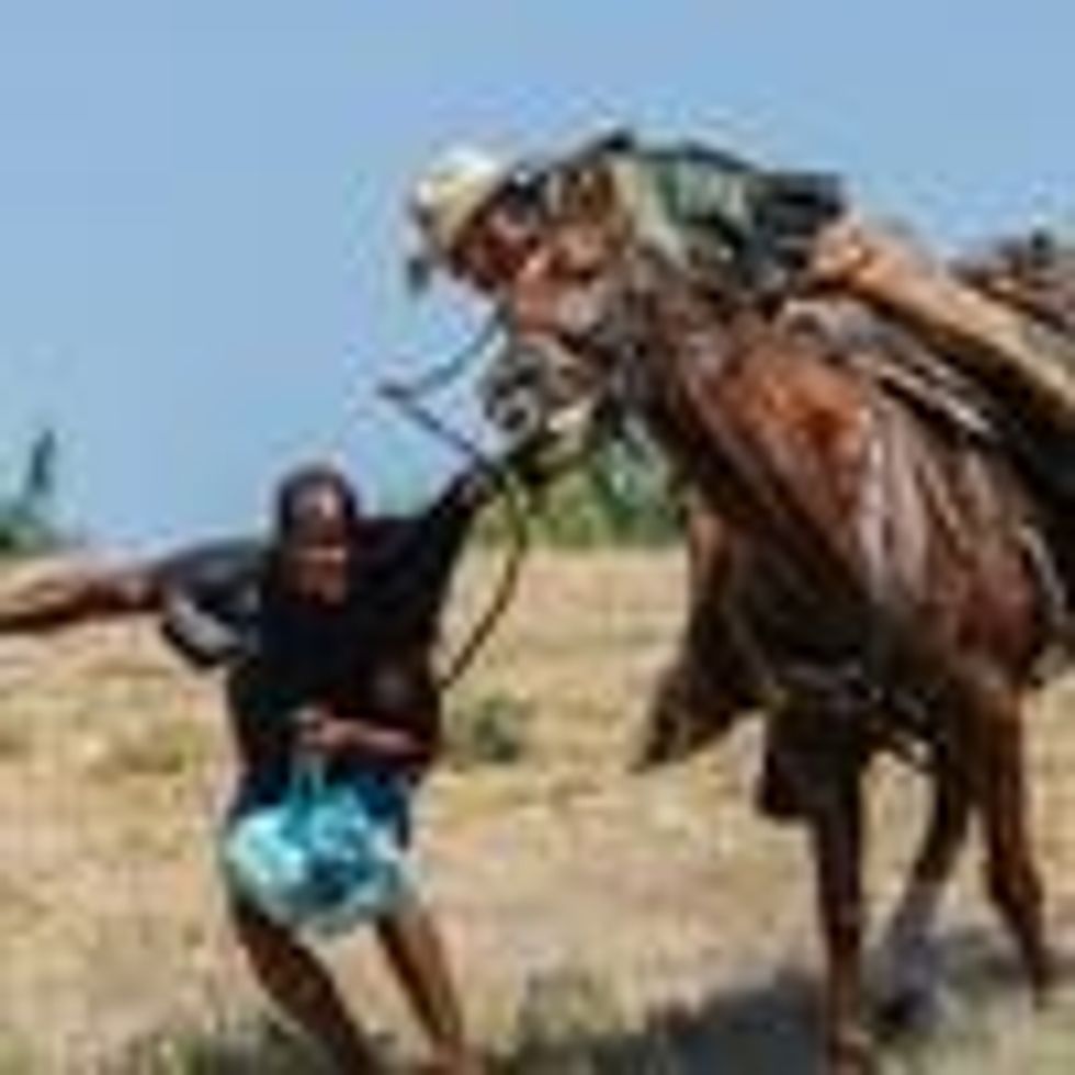 Haitian migrant whipped