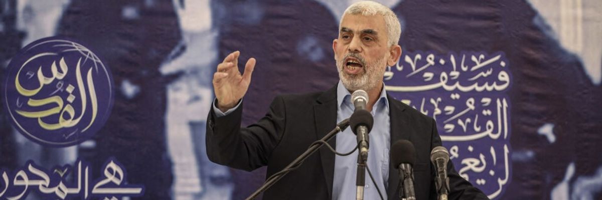 Hamas leader Sinwar meeting in Gaza