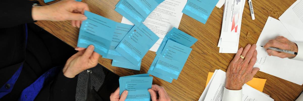 hand count of ballots
