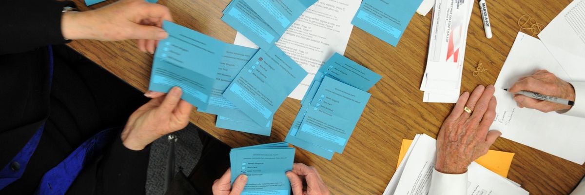 hand count of ballots