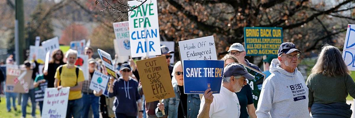 Hand off EPA rally