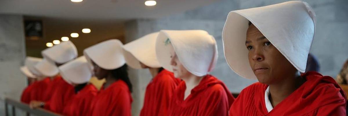 Handmaid's Tale protesters