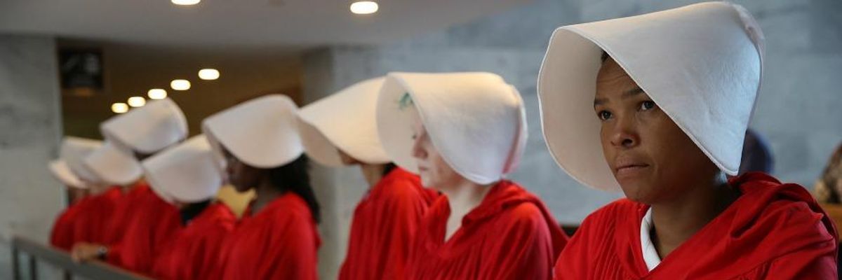 Handmaid's Tale protesters