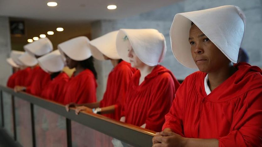 Handmaid's Tale protesters