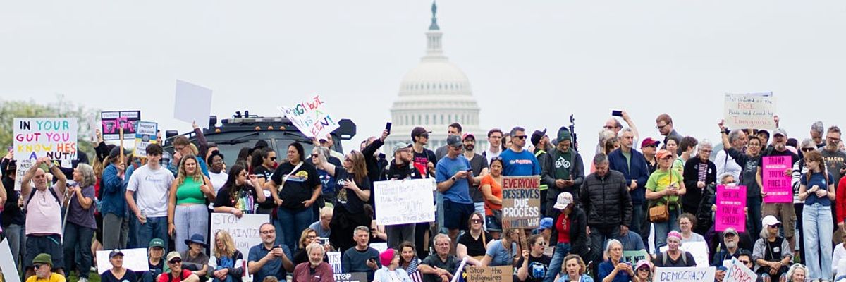 Hands Off Protest in D.C.