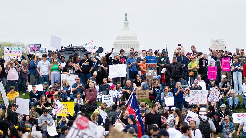 Hands Off Protest in D.C.