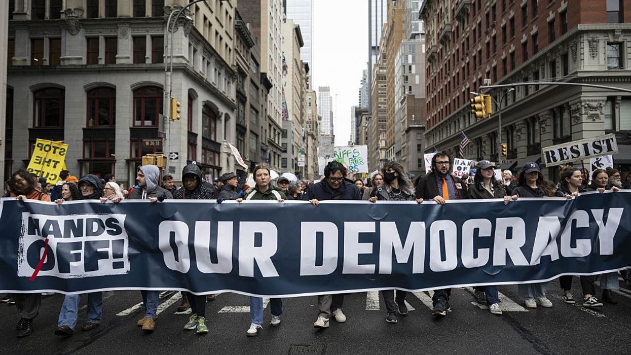 "Hands Off" protest in New York City