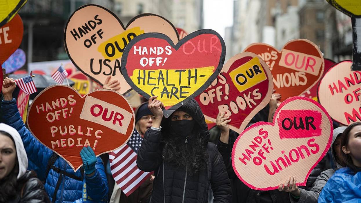 "Hands Off" protest in New York City