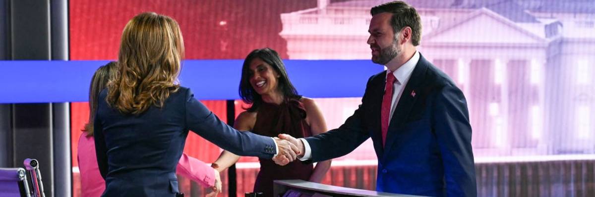 handshakes after vice presidential debate