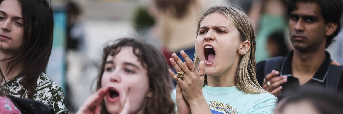 Harvard students protest despite fears, risks: 'If we start to self silence, then we're on a very dangerous track'
