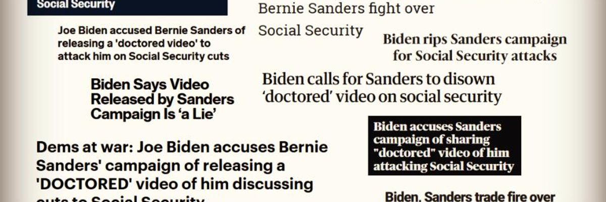 23 Corporate Media Headlines Obscure Biden's Social Security Lies