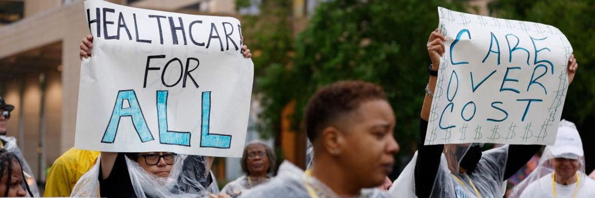 Health Care Advocates Risk Arrest Protesting Care Denials At UnitedHealthcare